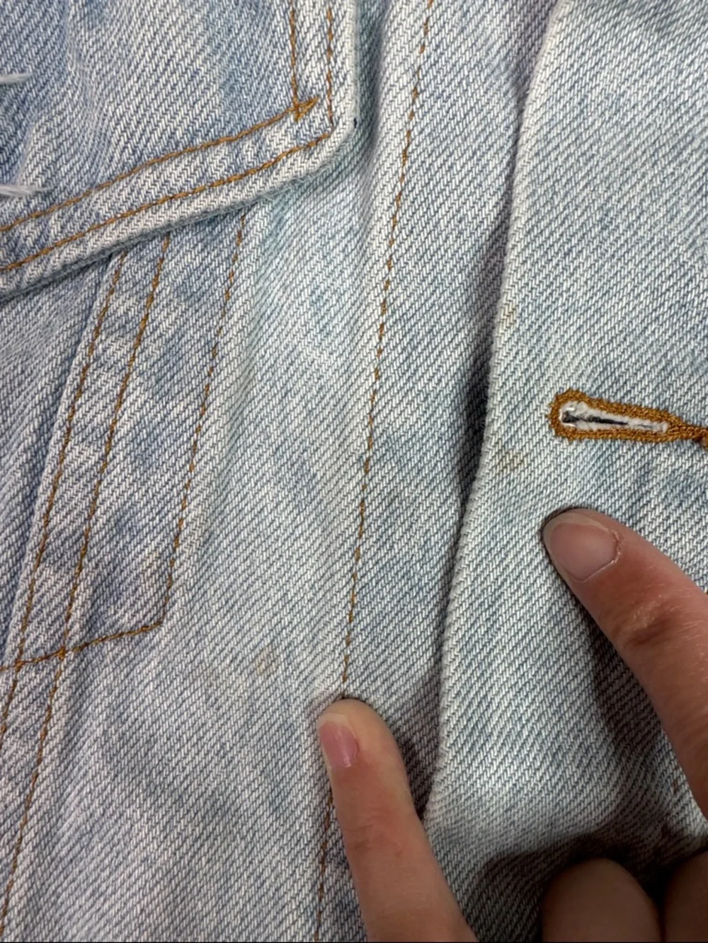 Vintage Levi's Denim Trucker Jacket 57508-0212 Size XL